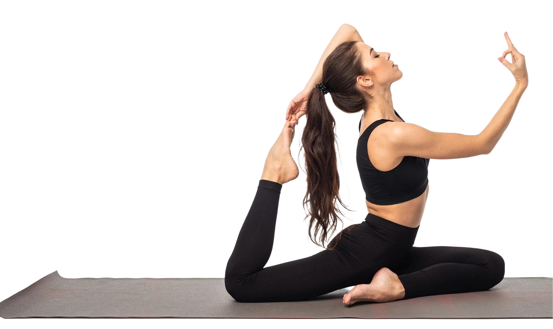 Woman doing a yoga pose